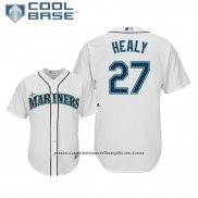 Camiseta Beisbol Hombre Seattle Mariners Ryon Healy Cool Base Primera Blanco