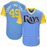 Camiseta Beisbol Hombre Tampa Bay Rays 2017 Little League World Series Tommy Hunter Azul
