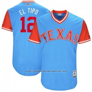 Camiseta Beisbol Hombre Texas Rangers 2017 Little League World Series Rougned Odor Azul