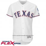 Camiseta Beisbol Hombre Texas Rangers Blank Blanco Flex Base Autentico Collection
