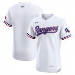 Camiseta Beisbol Hombre Texas Rangers Elite Primera Blanco