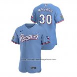 Camiseta Beisbol Hombre Texas Rangers Nomar Mazara Autentico 2020 Alterno Azul