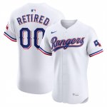 Camiseta Beisbol Hombre Texas Rangers Retired Roster Elite Replica Blanco
