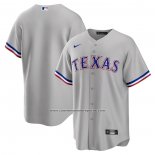 Camiseta Beisbol Hombre Texas Rangers Road Replica Gris