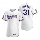 Camiseta Beisbol Hombre Texas Rangers Spencer Howard Autentico Primera Blanco