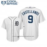 Camiseta Beisbol Hombre Tigers Nick Castellanos Cool Base Primera Blanco