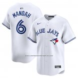 Camiseta Beisbol Hombre Toronto Blue Jays Alek Manoah Primera Limited Blanco