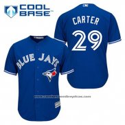 Camiseta Beisbol Hombre Toronto Blue Jays Joe Carter 29 Azul Alterno Cool Base