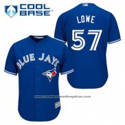 Camiseta Beisbol Hombre Toronto Blue Jays Mark Lowe 57 Azul Alterno Cool Base