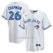 Camiseta Beisbol Hombre Toronto Blue Jays Matt Chapman Replica Blanco