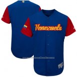 Camiseta Beisbol Hombre Venezuela Clasico Mundial de Beisbol 2017 Personalizada Azul