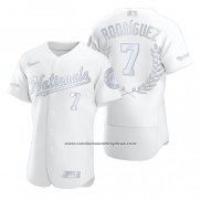 Camiseta Beisbol Hombre Washington Nationals Ivan Rodriguez Award Collection Hall Of Fame Blanco