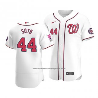 Camiseta Beisbol Hombre Washington Nationals Juan Soto Primera Run Derby 2021 All Star Blanco