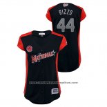 Camiseta Beisbol Mujer Chicago Chicago Cubs 2019 All Star Workout National League Anthony Rizzo Azul