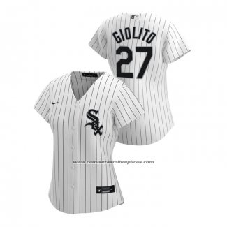 Camiseta Beisbol Mujer Chicago White Sox Lucas Giolito 2020 Replica Primera Blanco