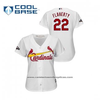 Camiseta Beisbol Mujer St. Louis Cardinals Michael Wacha 2019 Postemporada Cool Base Blanco