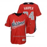 Camiseta Beisbol Nino All Star Bryce Harper 2018 Home Run Derby National League Rojo