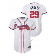 Camiseta Beisbol Nino Atlanta Braves John Smoltz Replica Primera Blanco