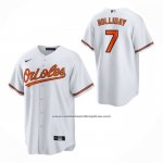 Camiseta Beisbol Nino Baltimore Orioles Jackson Holliday Primera Replica Blanco