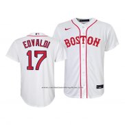 Camiseta Beisbol Nino Boston Red Sox Nathan Eovaldi Replica 2021 Blanco
