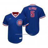 Camiseta Beisbol Nino Chicago Cubs Albert Almora Jr. Replica Alterno 2020 Azul