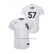 Camiseta Beisbol Nino Chicago White Sox Jace Fry Replica Primera Blanco
