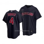 Camiseta Beisbol Nino Cleveland Indians Bradley Zimmer Replica Alterno 2020 Azul