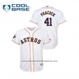 Camiseta Beisbol Nino Houston Astros Brad Peacock 2019 World Series Bound Cool Base Blanco