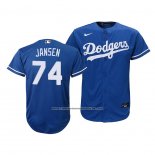 Camiseta Beisbol Nino Los Angeles Dodgers Kenley Jansen Replica Alterno 2020 Azul