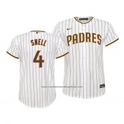 Camiseta Beisbol Nino San Diego Padres Blake Snell Replica Primera Blanco