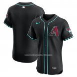 Camiseta Beisbol Hombre Arizona Diamondbacks Alterno Elite Negro