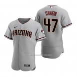 Camiseta Beisbol Hombre Arizona Diamondbacks Andrew Chafin Autentico 2020 Road Gris