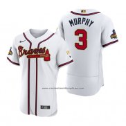 Camiseta Beisbol Hombre Atlanta Braves Dale Murphy 2022 Gold Program Autentico Blanco