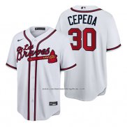 Camiseta Beisbol Hombre Atlanta Braves Orlando Cepeda Hispanic Heritage Autentico Blanco