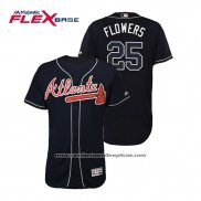 Camiseta Beisbol Hombre Atlanta Braves Tyler Flowers Flex Base Autentico Collezione Alterno 2019 Azul