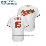 Camiseta Beisbol Hombre Baltimore Orioles Chance Sisco Cool Base Primera Blanco