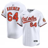 Camiseta Beisbol Hombre Baltimore Orioles Dean Kremer Alterno Limited Blanco