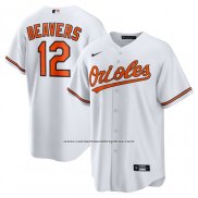 Camiseta Beisbol Hombre Baltimore Orioles Dylan Beavers Primera Replica Blanco