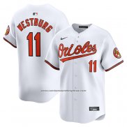 Camiseta Beisbol Hombre Baltimore Orioles Jordan Westburg Primera Limited Blanco