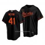 Camiseta Beisbol Hombre Baltimore Orioles Tyler Nevin Replica Negro