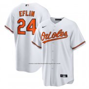 Camiseta Beisbol Hombre Baltimore Orioles Zach Eflin Primera Replica Blanco