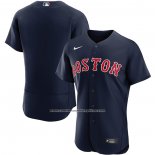 Camiseta Beisbol Hombre Boston Red Sox Alterno Autentico Azul