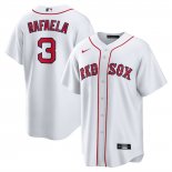 Camiseta Beisbol Hombre Boston Red Sox Ceddanne Rafaela Primera Replica Blanco1