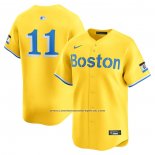 Camiseta Beisbol Hombre Boston Red Sox Rafael Devers City Connect Limited Oro