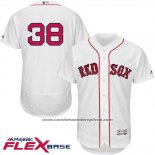 Camiseta Beisbol Hombre Boston Red Sox Rusney Castillo Autentico Collection Blanco Flex Base