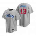 Camiseta Beisbol Hombre Chicago Cubs Ed Howard Replica 2020 Gris