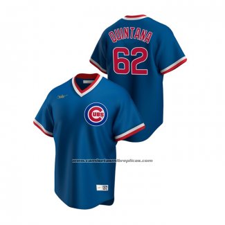 Camiseta Beisbol Hombre Chicago Cubs Jose Quintana Cooperstown Collection Road Azul