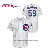 Camiseta Beisbol Hombre Chicago Cubs Kendall Graveman Autentico Flex Base Blanco Azul