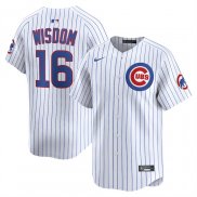 Camiseta Beisbol Hombre Chicago Cubs Patrick Wisdom Alterno Limited Blanco