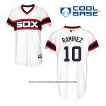 Camiseta Beisbol Hombre Chicago White Sox 10 Alexei Ramirez Blanco Alterno Cool Base